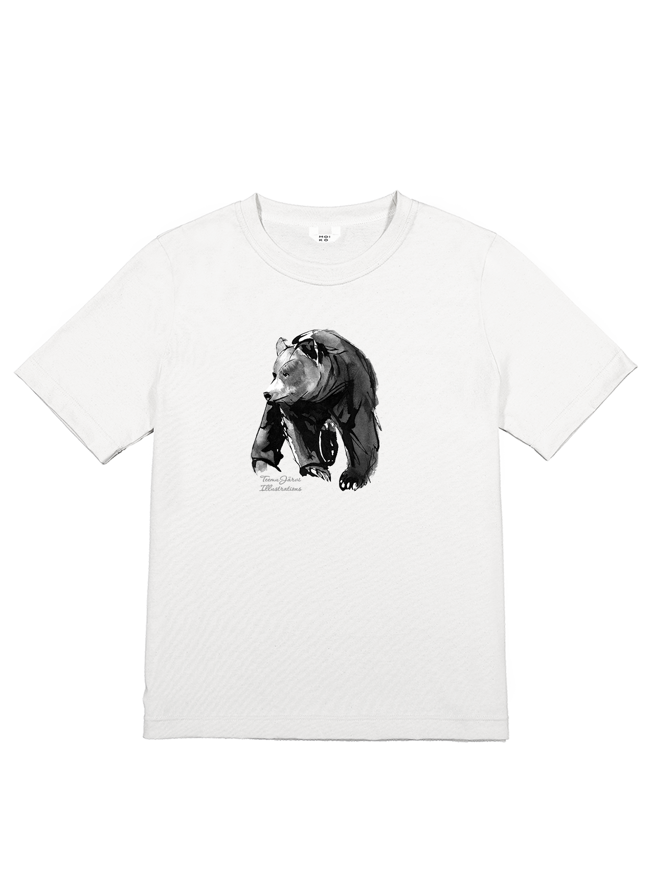 Lempeä karhu unisex T-paita Valkoinen