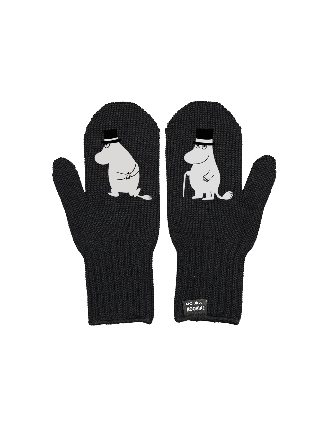 Pappa Muumi lapaset Musta