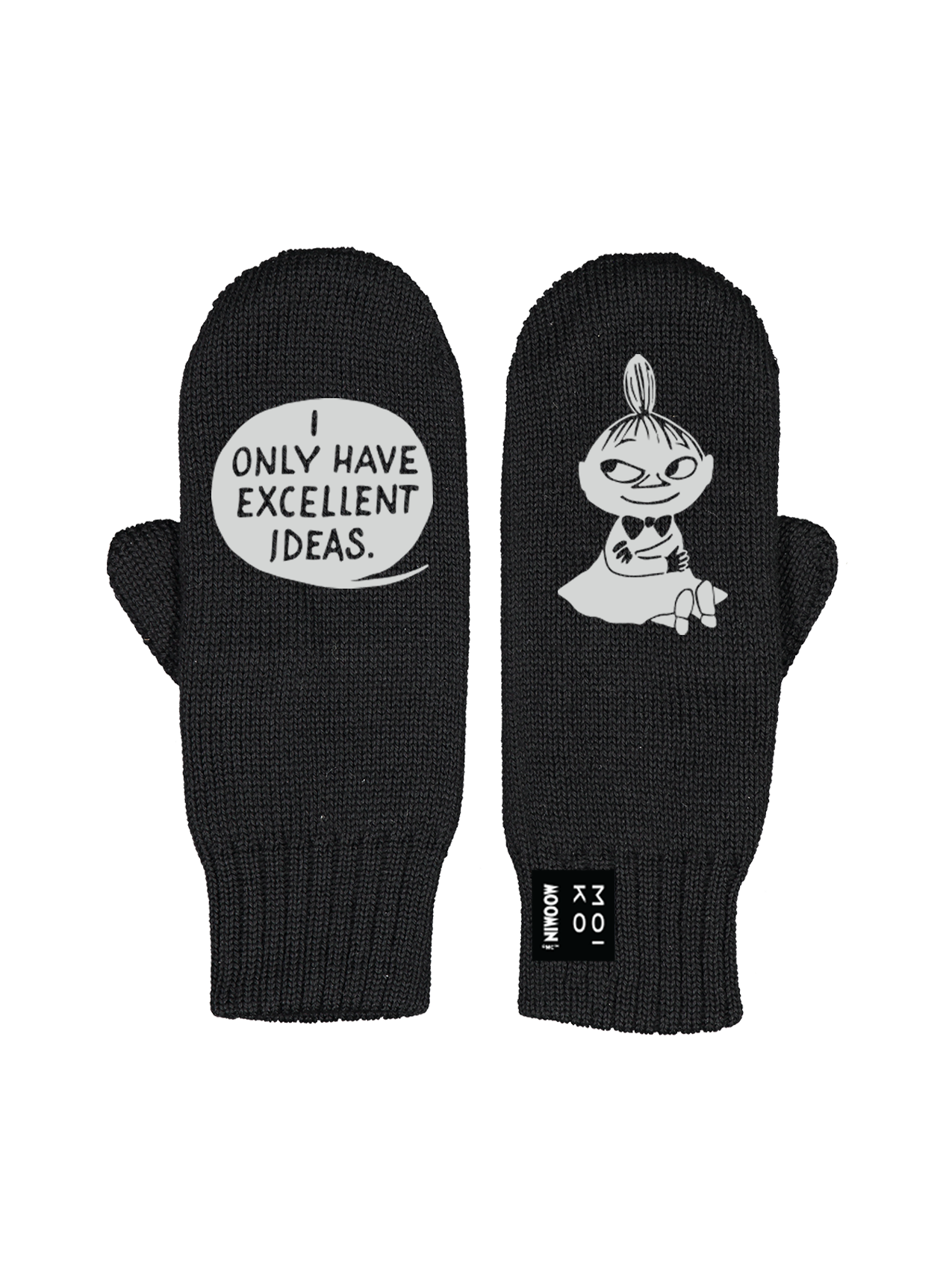 Välkky Muumi lapaset Musta