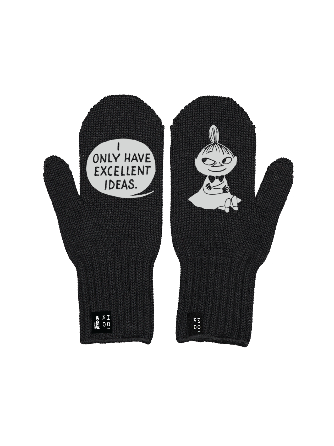 Välkky Muumi lapaset Musta