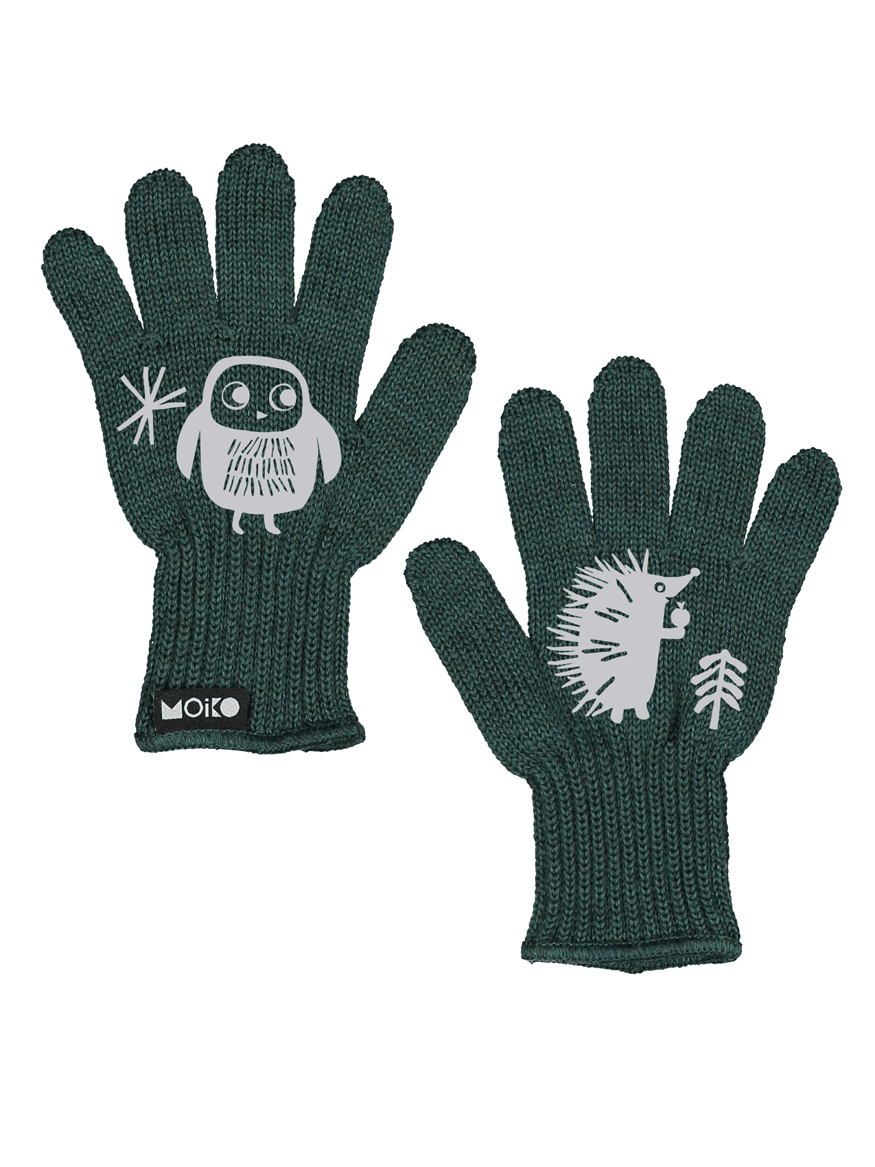 Kamut lasten sormikkaat Metsänvihreä