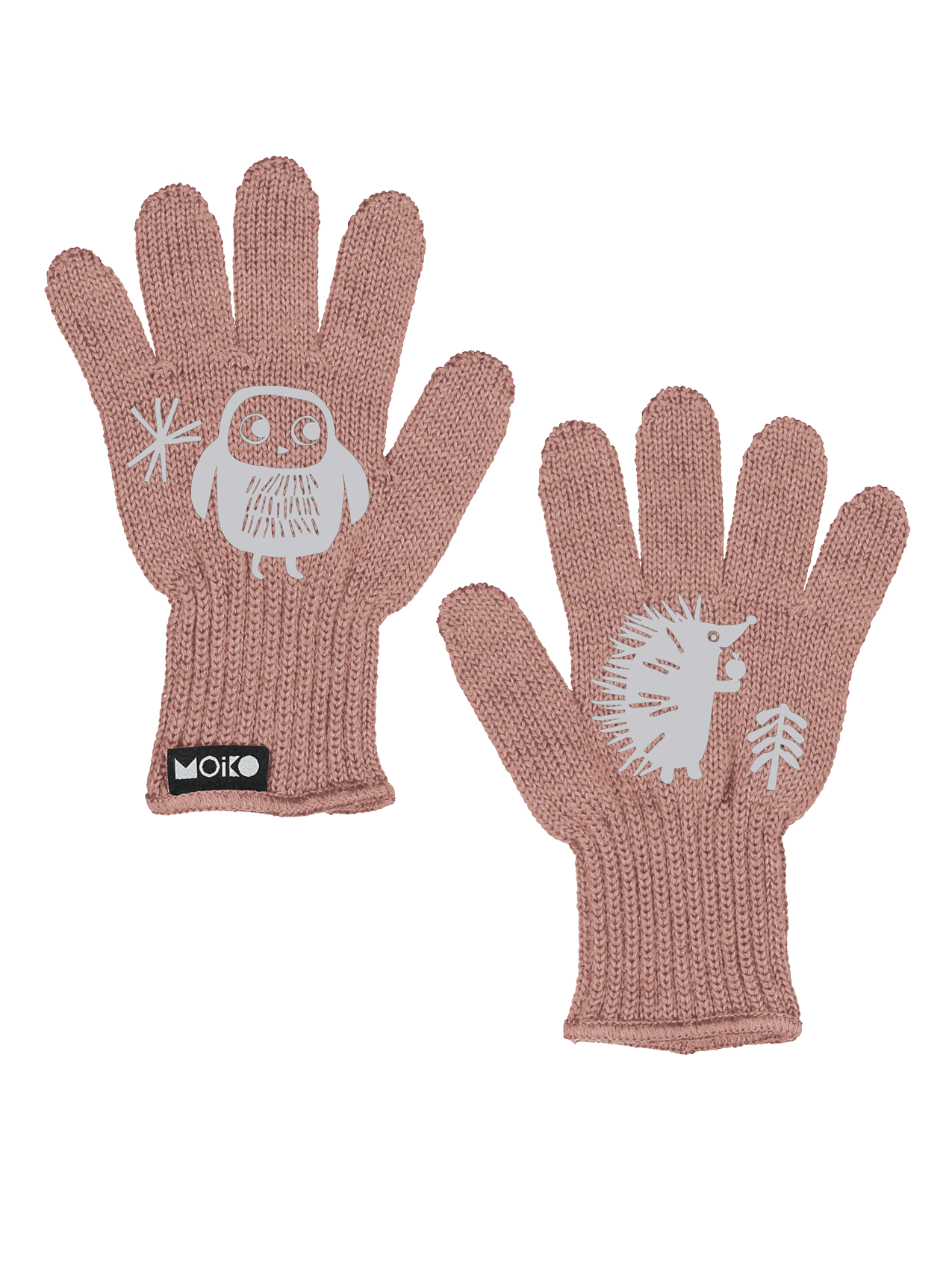 Kamut lasten sormikkaat Vanha Roosa