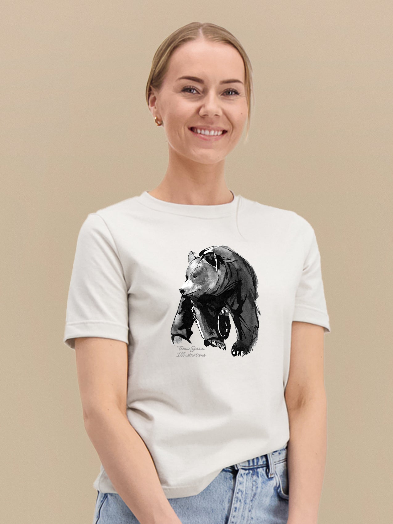 Lempeä karhu unisex T-paita